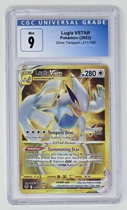 Lugis Vstar (211/195) CGC 9 Pokemon Secret Rare Sword & Shield: Silver Tempest - Picture 1 of 2