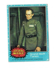 1977 Topps STAR WARS Blue Series 1 card #8 "Grand Moff Tarkin" VG