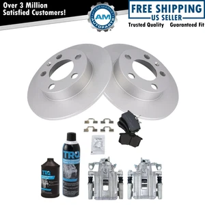 Rear Brake Pad & Rotor Kit Fits 1999 Volkswagen Jetta - Picture 1 of 12