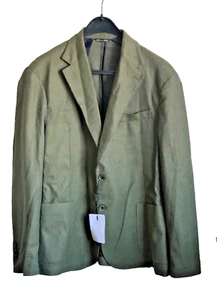 Blazer EGA Milano chaqueta lana cachemir hombre verde talla 52 - Imagen 1 de 12