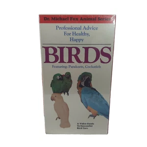 Dr Fox Series Bird Care VHS Pro Advice Healthy Happy Parakeets Cockatiels - Picture 1 of 2
