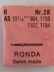 AS-EB 984 1158 1187 1194 Albero di carica Tige Winding stem Aufzugwelle - Imagen 1 de 1