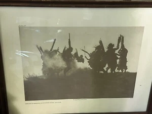 BELLAS ARTES DE COLECCIÓN E.S. IMPRESIÓN ENMARCADA CURTIS QAGYUHL - nativo americano - Imagen 1 de 4