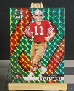 2025 Mosaic #42 Steve Spurrier GREEN MOSAIC PRIZM 49ers Football Card Parallel  - Bild 1 von 2