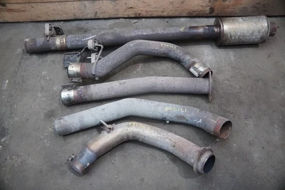 Set Exhaust Muffler Silencer Tail Pipe 6.7L Diesel Crew Cab Ford F250 SD 2017 Foto 1 de 4