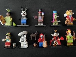 10x Minifiguras LEGO 71038 Disney 100 Serie 3 Paquete | Robin Ernesto Tiana John - Imagen 1 de 3