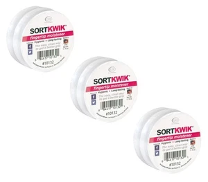 LEE 10132 Sortkwik Fingertip Moisteners, 1 3/4 oz, Pink, Sold as 6 Pack - Picture 1 of 4