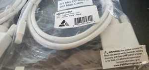 Unirise 6ft Mini Displayport to DVID Dual link Cable, Male- Male, 32AWG - MDPDVI - Picture 1 of 4