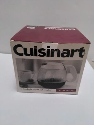 Cuisinart Replacement Coffee Carafe 12 Cup DCC-RC12W White - Image 1 of 4
