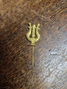 Spilla Spilletta Lamierino Dorato Cetra Brooch Broche vintage  (V3) ^ - Imagen 1 de 3