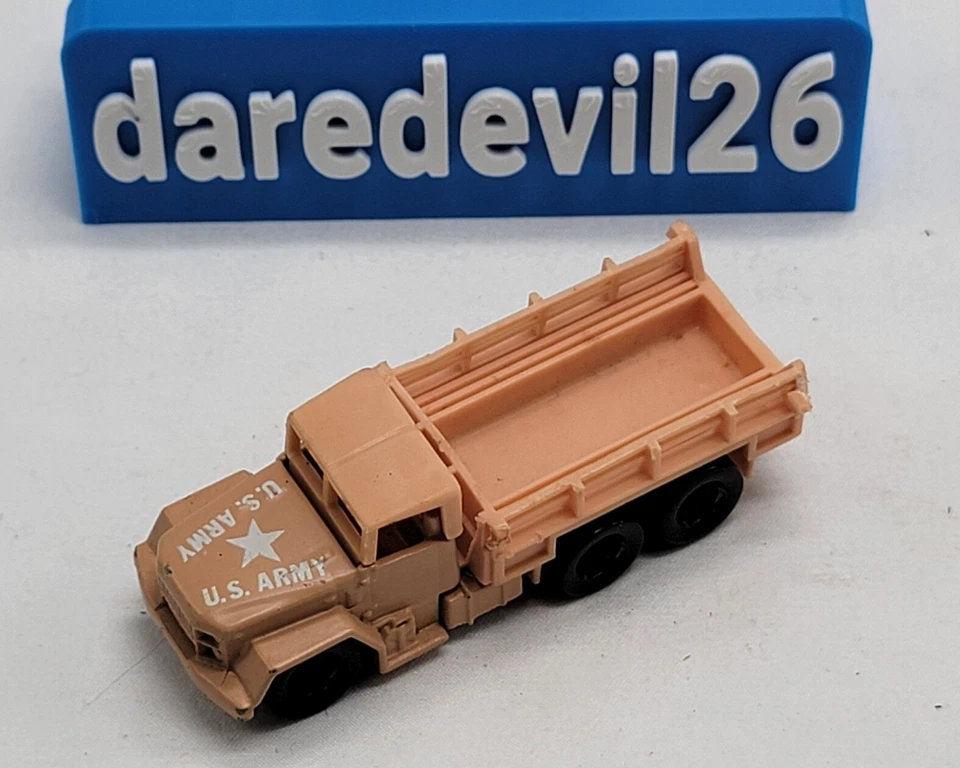Vintage 1984 HOT WHEELS U.S. Army Troop Convoy Tan Malaysia Loose 1/64 Diecast - Image 1 of 4