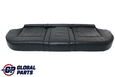 BMW X5 Series E53 Black Walknappa Leather Interior Rear Seat Couch Bench - Image 1 of 4