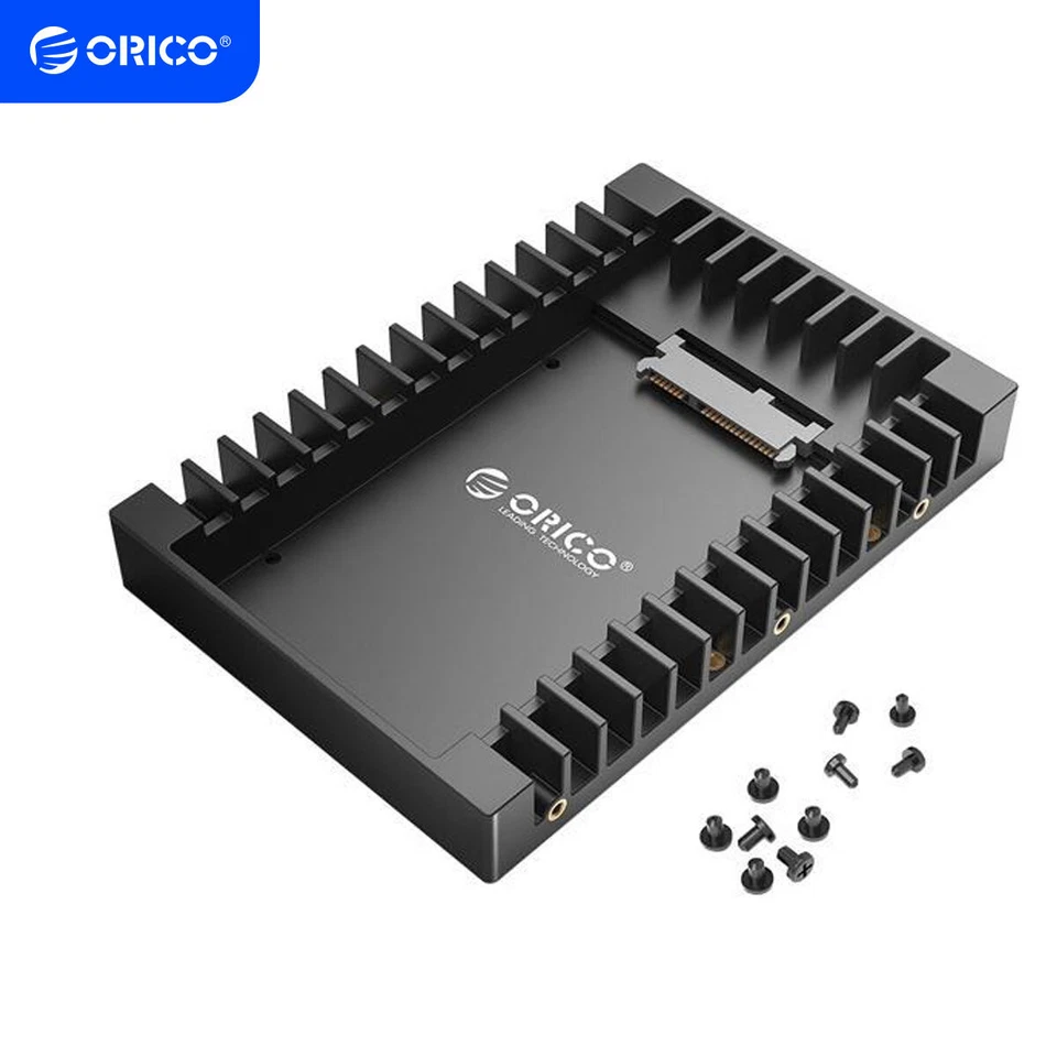 ORICO 2.5" SATA SSD-Gehäuse USB 3.0 für 2.5/3.5 SATA SSD Adapter 7-12.5mm Alu