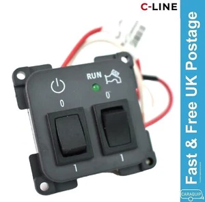 Autocaravana C-Line doble interruptor 12 V e interruptor maestro de bomba CBE caravana VW cámpervan - Imagen 1 de 3