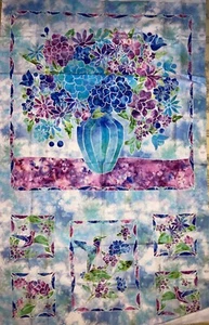 Maywood Fire & Ice panel Quilt Sew Fabric -2/3 yds - Picture 1 of 1