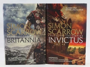 SIMON SCARROW / BRITTANIA + INVICTUS / Roman Antiquité Rome 1ère édition ENG - Picture 1 of 2
