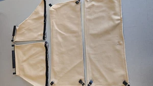 ✅ Genuine Mercedes W163 OEM Rear Seats 4 Side Skirts ML320 ML350 ML430 ML500 Tan - Picture 1 of 5