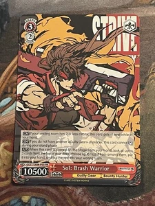 Weiss - 1x Sol: Brash Warrior (PR) - Guilty Gear English NM - Foto 1 di 2