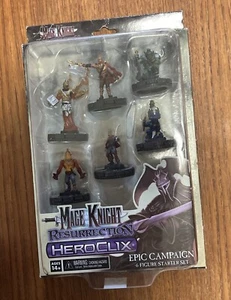 SIGILLATO Heroclix Mage Knight Resurrection Epic Campaign 6 Figure Starter Set - Foto 1 di 5