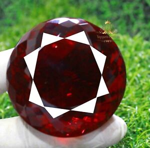 EGL Certified Natural 3000 Ct Big Size A+ Red  Topaz Round  Cut Loose Gemstone