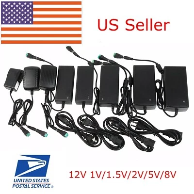 AC to DC 12V 1A  1.5 A 2A 5A  8A Power Supply Adapter for 5050 5630 LED Strip - Image 1 of 3