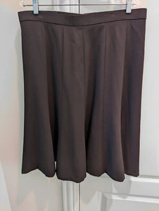 NWT Lane Bryant Women's Black 28" Long Unlined Multifiber Skirt  Size 16 - Picture 1 of 6