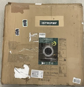 ISTRIPMF, LED-Spiegel mit Hintergrundbeleuchtung, rund, 32" x 32", dimmbar und Defogger, LG54AC80 - Bild 1 von 2