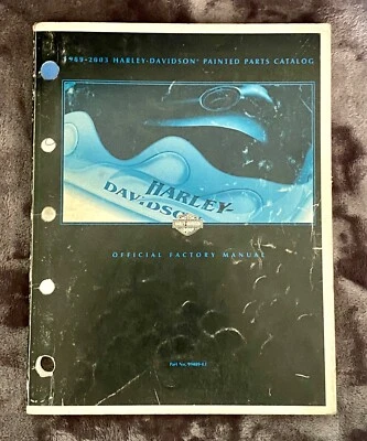 99489-03 Usado Original Harley Davidson 1989-2003 Catálogo Piezas Pintadas U126 Foto 1 de 4
