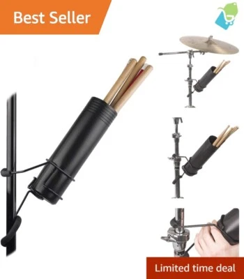 Soporte para baquetas ligero - Se extiende para adaptarse a palos y soportes populares, hecho en EE. UU. Foto 1 de 4