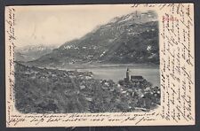 SWITZERLAND 1901 POSTCARD VIEW OF BRIENZ WOHLEN TO DENVER COLORADO USA
