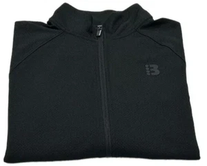 Chaqueta ligera deportiva con cremallera completa Bench Urbanwear para hombre, negra, L - Imagen 1 de 4