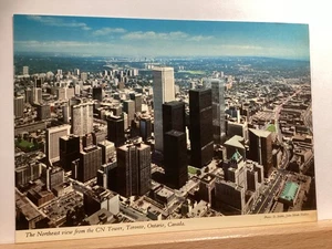 View from CN Tower of Toronto, Ontario, Canada: - Vintage Postcard - Picture 1 of 3