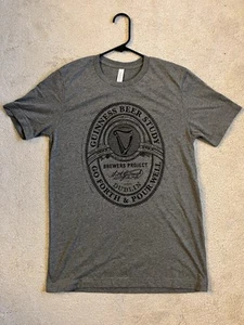 Camiseta gris Guinness Beer Study para hombre talla grande Dublin Brewers Project - Imagen 1 de 4