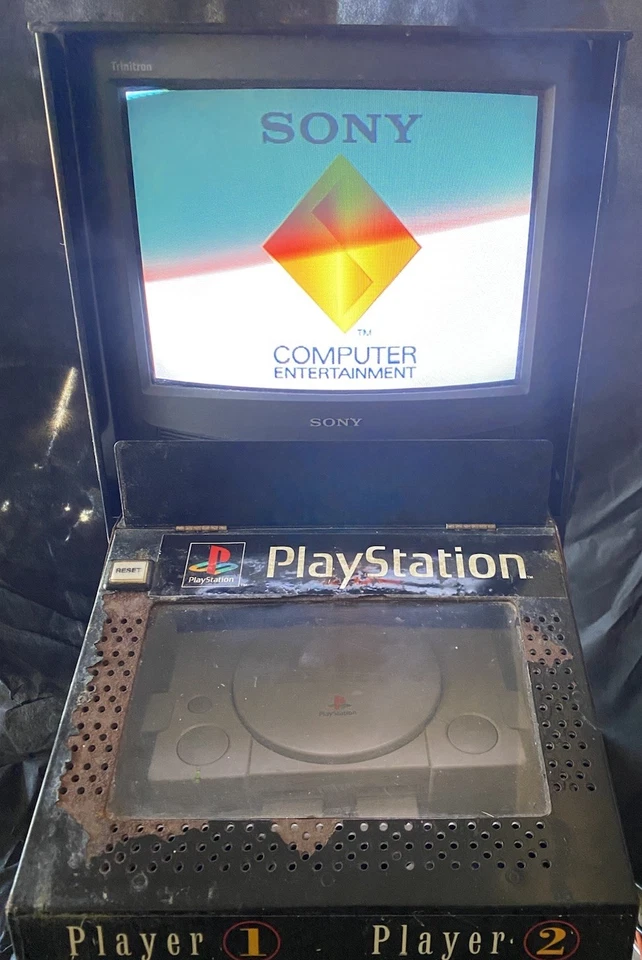 Playstation System PS1 Console Promo Store Display Kiosk Full Unit - Working - Image 1 of 4