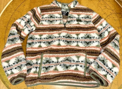 Pullover Sherpa Hurley Boys Cuarto Cremallera Talla Grande 10/12 Muy Suave Foto 1 de 4