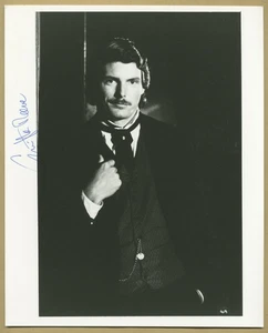 Christopher Reeve (1952-2004) - Rare authentic signed large photo - Cannes 1984 - Picture 1 of 1