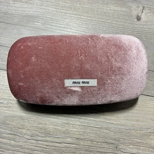 MIU MIU GAFAS AUTÉNTICAS GAFAS TERCIOPELO DURO ROSA ALMEJA - Imagen 1 de 7