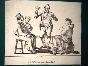 M Storytellers Ballad Singer Improviser Manufactures by Road Circus 1840 - Picture 1 of 1