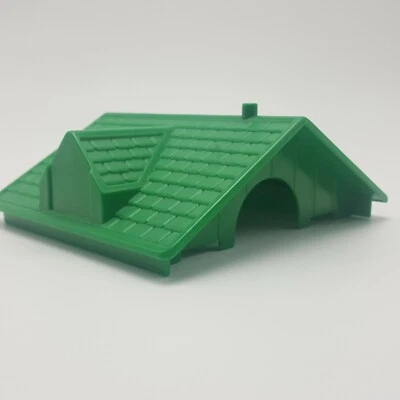 Lincoln Logs techo a dos aguas verde White River Ranch pieza de repuesto 2011 Playskool Foto 1 de 4