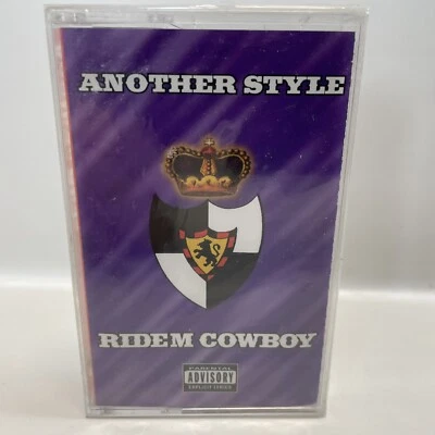 1994 ANOTHER STYLE RIDEM COWBOY Cassette Tape Wrap Records Rare Rap Hip Hop RARE - Image 1 of 4
