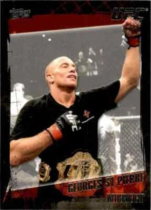 Georges St-Pierre 2010 Topps UFC Card #100 Champion Belt 65 79 94 100 158 GSP 83 - Picture 1 of 12