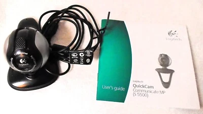 Logitech Quick Cam USB Webcam Kamera mit Audio S-5500 Computer PC Vintage - Bild 1 von 3