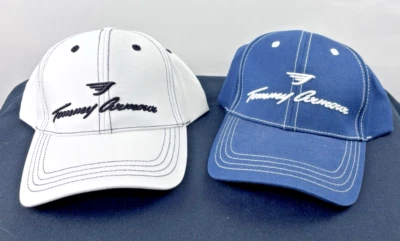 Tommy Armour Gorras Ajustables con Tirantes Blanco Azul Béisbol Golf Exterior Lote de 2 Foto 1 de 4