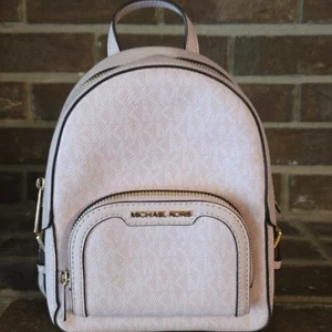 Michael Kors Jaycee XS Convertible Zip Pocket Backpack Bag Light Powder Blush - Bild 1 von 8