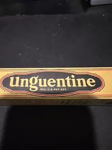 RARE! Vintage Unguentine box with full medicine tube and advertisement insert - Picture 1 of 9