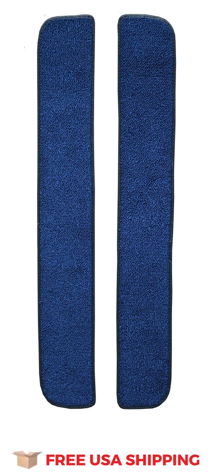 FITS 1965-1972 Ford F-350 Door Panel Inserts with Cardboard 2pc Loop Carpet Foto 1 de 1