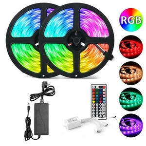 Striscia LED 5-20 m RGB striscia SMD banda luce catena luminosa luce 12 V 24 V - Foto 1 di 15