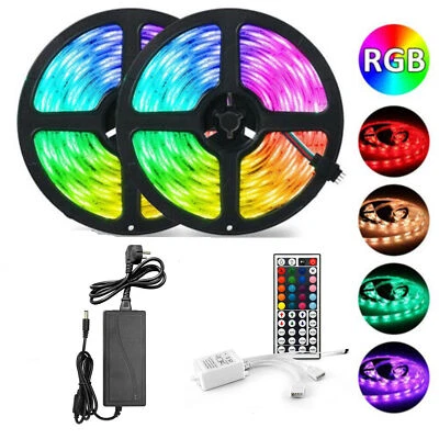 5-20m LED Stripe RGB Leiste Streifen SMD Band Licht Lichterkette Leuchte 12V 24V - Bild 1 von 4