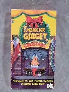 Inspector Gadget Saves Christmas VHS Tape 1992 w/ Sleeve - Picture 1 of 4