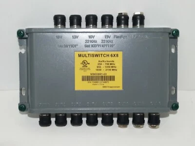 MULTISWITCH 6X8 MS6X8R1-03 DIRECTV/WIDEBAND  - Image 1 of 2
